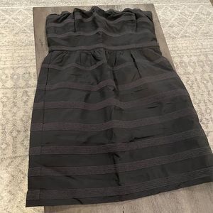 JCrew Grey Strapless dress